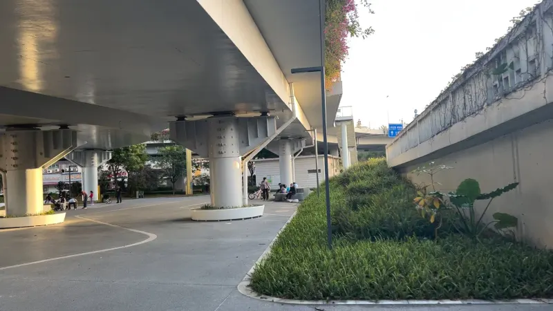 洪湖东社区公园的地点照片