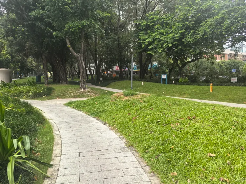 莲花北社区公园的地点照片